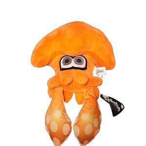 Splatoon Squid Plush Doll Orange 16 inch Nintendo
